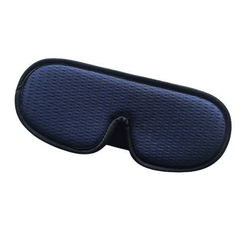 Navy contoured blackout sleep mask
